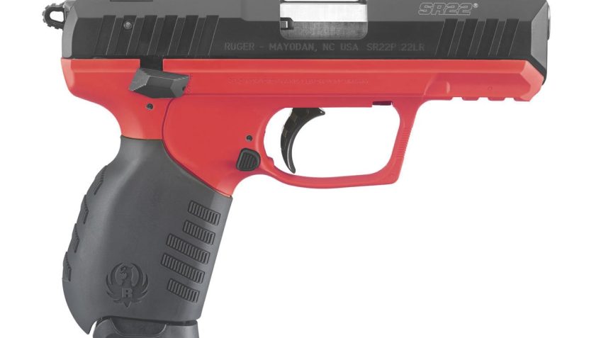 Ruger Sr22 22Lr 3.5" Blk Titanium Red AS TB 2/10 3622 736676036226