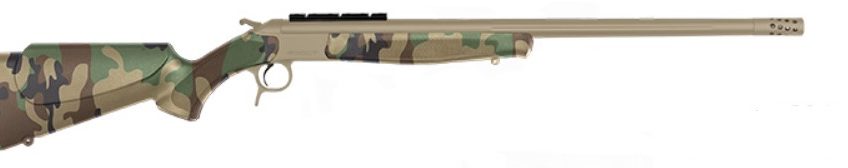 Connecticut Valley Arms Scout TD 350 Leg 20" Fde Woodlnd Camo Ivs Exclu CR4837S