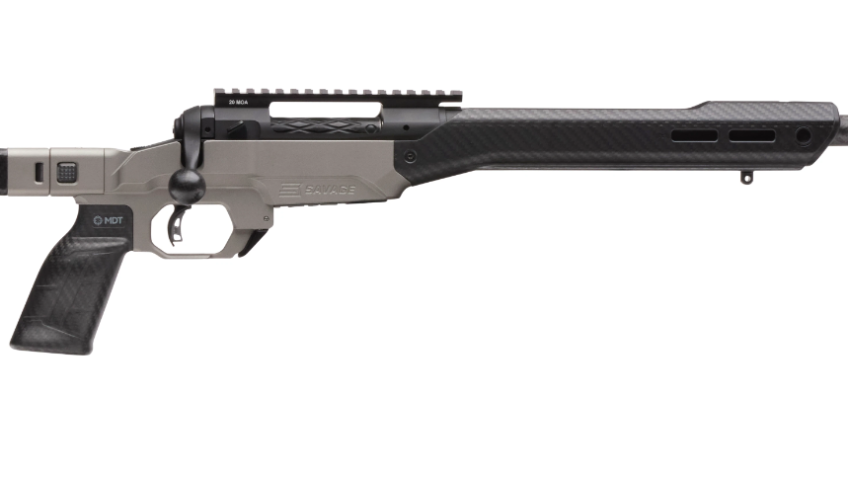 Savage Arms 110 UltraLite Elite .300 Win Mag 18″ 1:8″ 5/8×24 PR CF Wrapped Bbl Gun Metal Gray BA Rifle w/(1) 3rd Mag & MDT HNT26 Chassis 58149