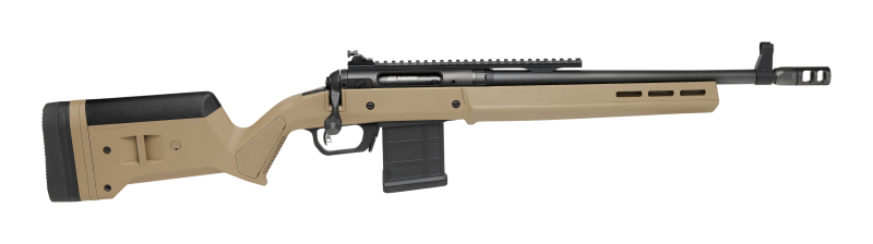 Savage Arms 110 Magpul Scout FDE .450 Bushmaster 18″ 1:8″ 5/8×24 Bbl FDE BA Rifle w/(1) 4rd Mag, Muzzle Brake & Magpul Hunter Stock 58194