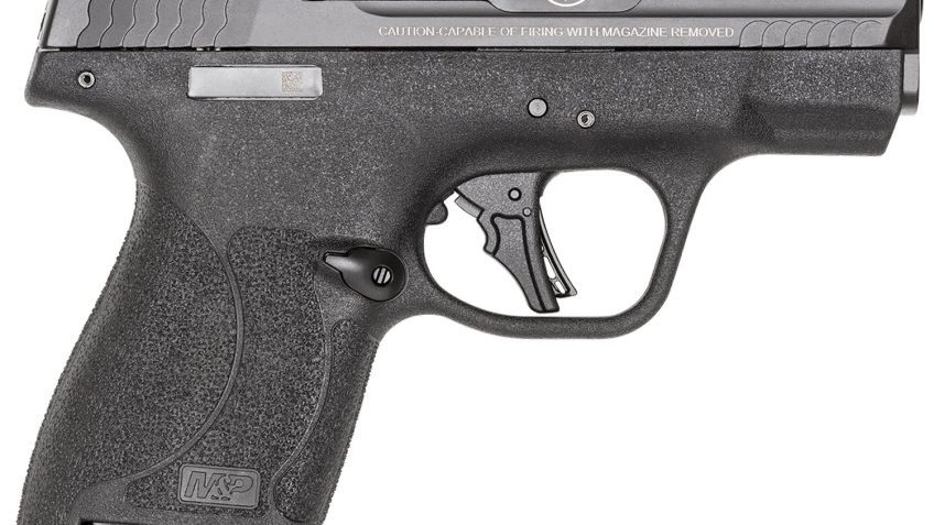 Smith & Wesson M&P Shield Plus 9mm, 3.1" Barrel, Black, Tennessee Special Logo, Thumb Safety, 13rd