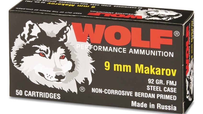 Wolf Performance Ammo 9Mm Makorov 92Gr Fmj Steel Cas 918WFMJ 645611308697