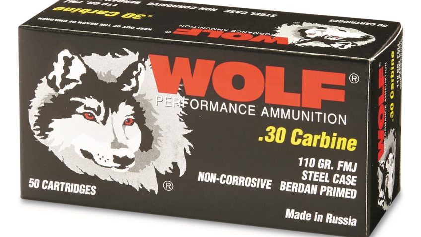 Wolf Performance Ammo 30Carbine 110Gr Fmj Steel Case 30FMJ 645611301124