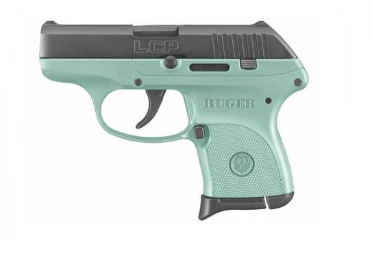 Ruger LCP .380ACP Black/Turquoise 6rd