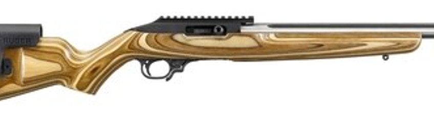 Talo 10/22 Competition .22Lr 16.12" SS Fluted Laminated RUG 31127 736676311279