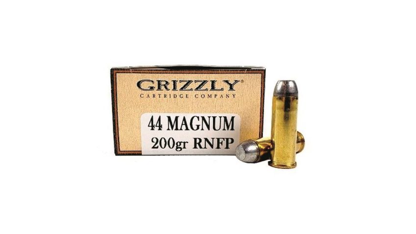 Grizzly Cartridge Co. Cowboy Action Ammo, .44 Magnum, RNFP, 200 Grain, 50 Rounds