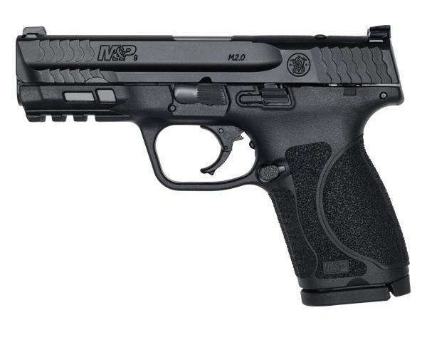 Smith & Wesson M&P 9 M2.0 Handgun 9Mm Luger 15Rd Magazines (3) 4" Barrel Black Optic Ready Night Sights LE Used 12662U