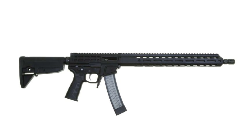 Wraithworks Warscorp9 Side-Charging AR Rifle – Black 9Mm 16" Barrel 13" M-Lok Rail Accepts Scorpion Mags WARSCORP9-BLK-CARBINE 810046200087