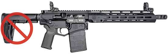 Diamondback Firearms Db10 308Win 13.5 Mbus Buffer Tuber DB10PDS13BT