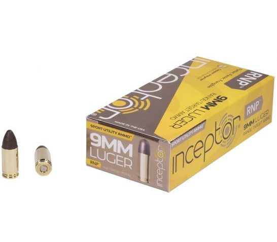 Polycase 9Mm Luger 65Gr Rnp Sport Utility Lead Free Brass Case Ammo POLY-9RNPBRLUG-50