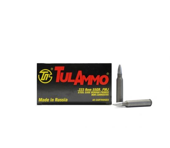 Tulammo 223Rem 55Gr Fmj 40/25 TA223540