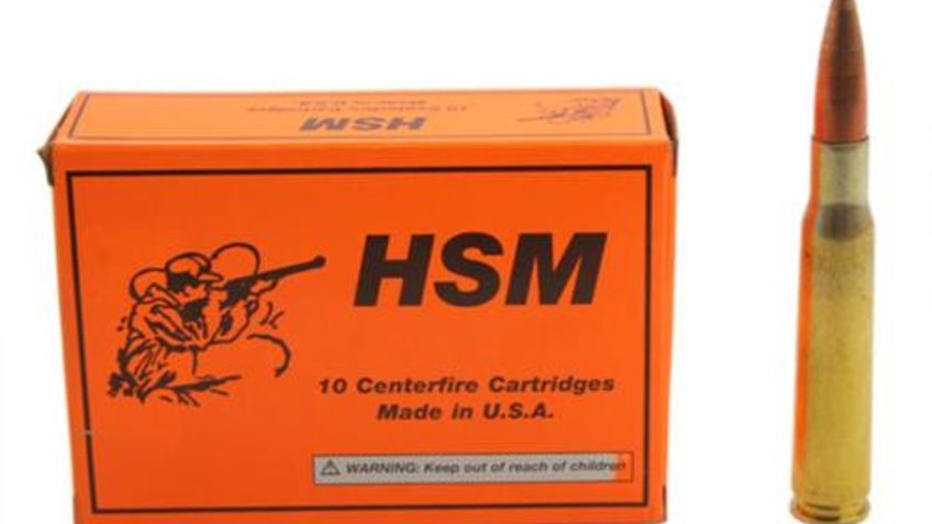 HSM Classic Rifle Ammunition 50 BMG FMJ 647 gr. 10 rd. HSM-50BMG-1-N