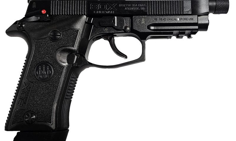 Beretta 80X Cheetah Tactical Urban .380 ACP 4.4″ Bbl Black SA/DA 15rd Pistol w/Threaded Barrel J80XTU15