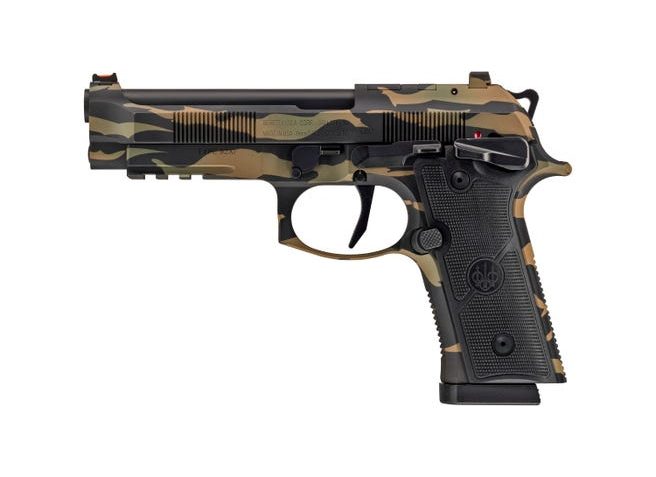 Beretta 92XI SAO 9mm 4.7″ Bbl Vietnam Tiger Stripe Camo Full Size Pistol w/(2) 10rd Mags SPEC0729A10