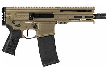 Cmmg Mk4 6.5 Coyote Tan Pistol 9Mm 94A6867CT