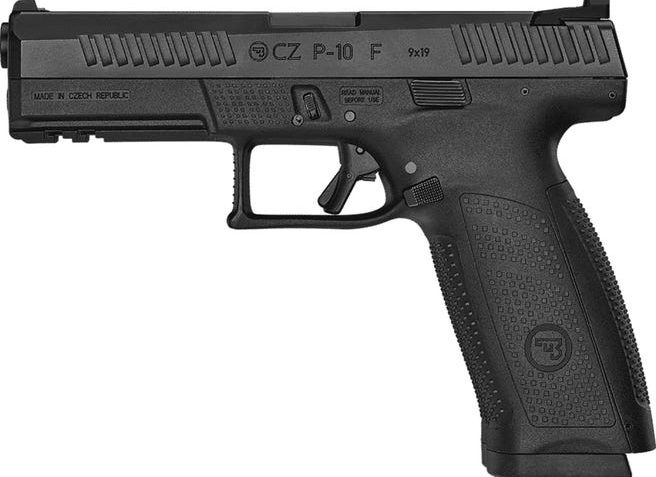 CZ P-10 F Pistol 45 ACP 4.5 in. Black/Nitride 10+1 rd. Fixed Sights