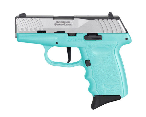 SCCY DVG-1 9mm Luger 3.1in SCCY Blue/Stainless Steel Pistol – 10+1 Rounds