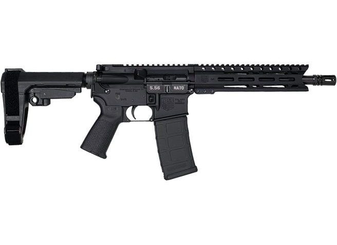 Diamondback Diamondback Db15 Carbon Series Pistol, 5.56 Nato, 10" Barrel, 9" M-Lok Rail, Sba3 Brace, Black, 30-Rd DB1916K001