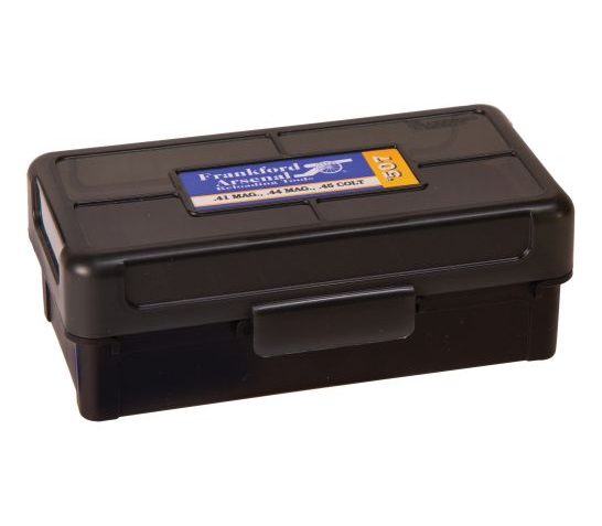 Frankford Arsenal 50 Round Ammo Box, fits 44 Special/Mag, Gray – 1083789