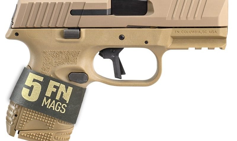 FN 509C Bundle Compact 9mm Luger 24+1 FDE Semi Automatic Pistol