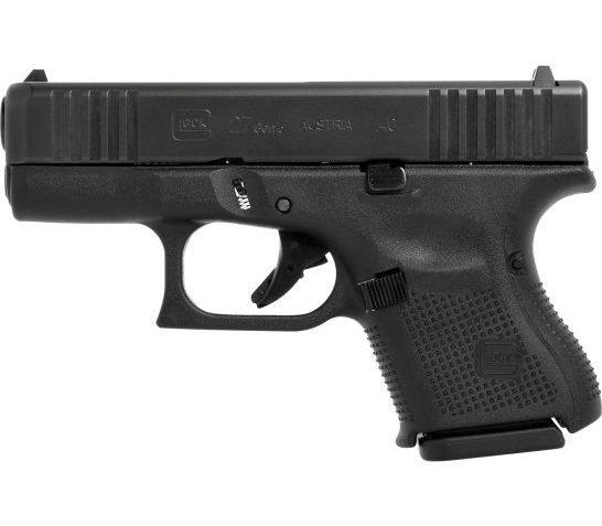 Glock 27 Gen5 Sub-Compact 40 S&W 3.43in Black nDLC Steel Pistol – 9+1 Rounds