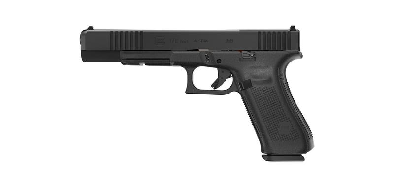 Glock G17L Gen 5 MOS 9mm, 6.02" Barrel, Black Cerakote, 17rd