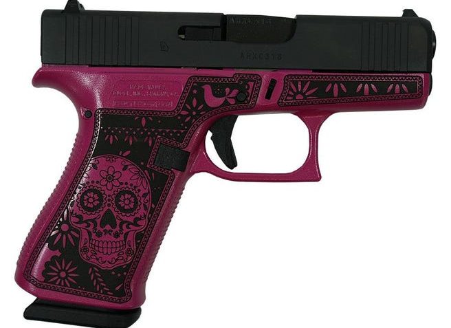 Glock 43X "Sugar Skull Pink Medusa" Handgun 9Mm Luger 10Rd Magazines(2) 3.41" Barrel Usa Made UX4350201SKP