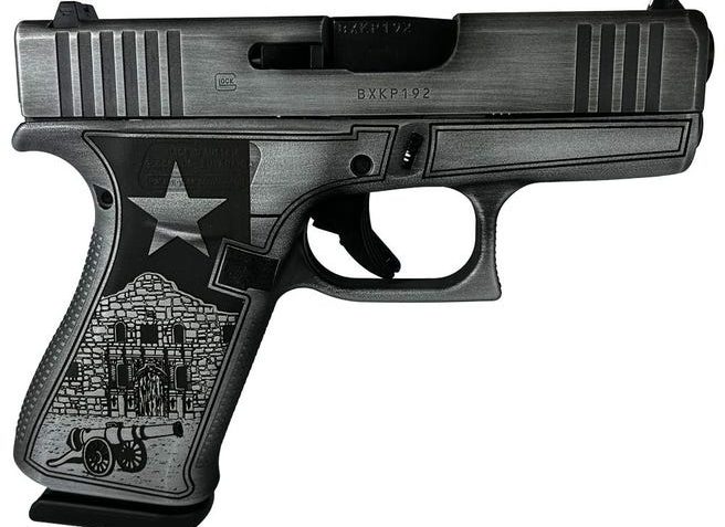 Glock 43X "Texas Sliver" Handgun 9Mm Luger 10Rd Magazines(2) 3.41" Barrel Usa Made UX4350201TXS