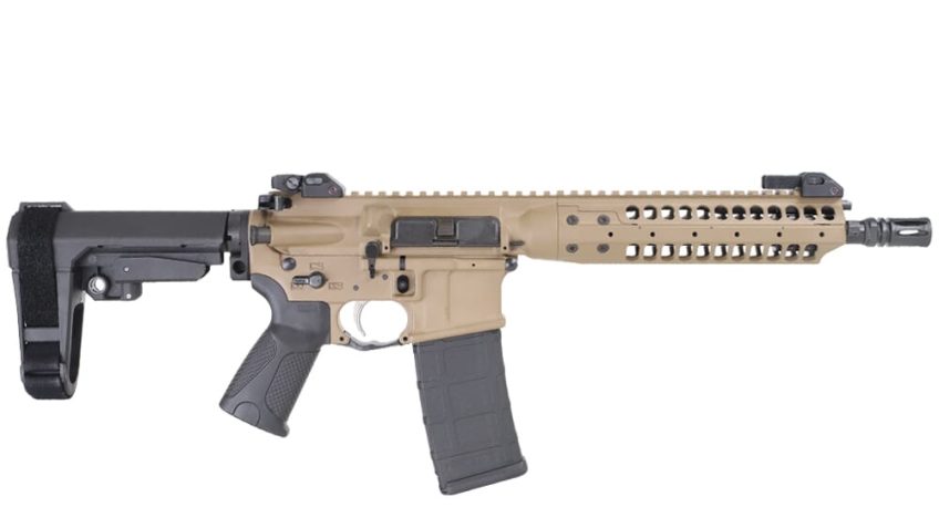 LWRC IC-A5 Piston AR Pistol – FDE