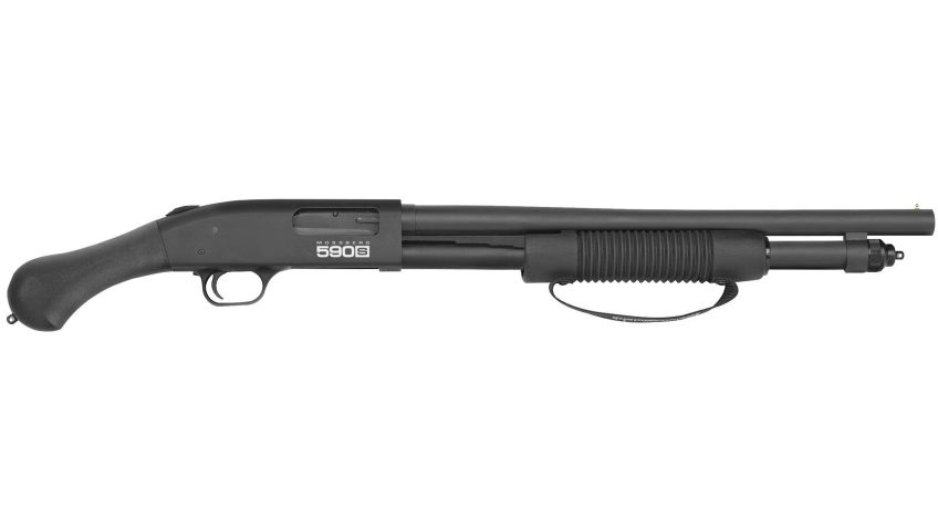 Mossberg 590S Shockwave 18.5″ 12 Gauge 9Rd Pump Action Shotgun – Black – Dirty Bird Industries