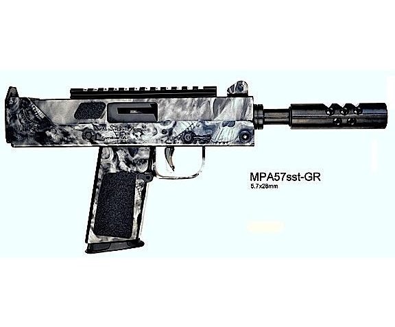 Masterpiece Arms 5.7 Pstl 5" S/C 20Rd Grim MPA57SST-GR 045635134812