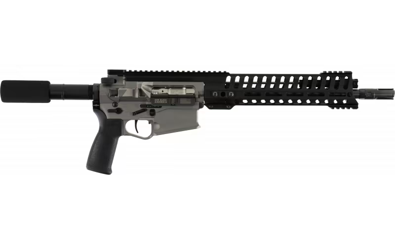 Patriot Ordnance Factory 01392 Revolution AR Pistol Semi-Automatic 308 Winchester/7.62 NATO 12.5" 20+1 Polymer Nickel Receiver/Black Barrel