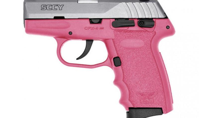 SCCY CPX-4 .380 ACP 2.96" BARREL 10RD PINK/STAINLESS 2 MAGS