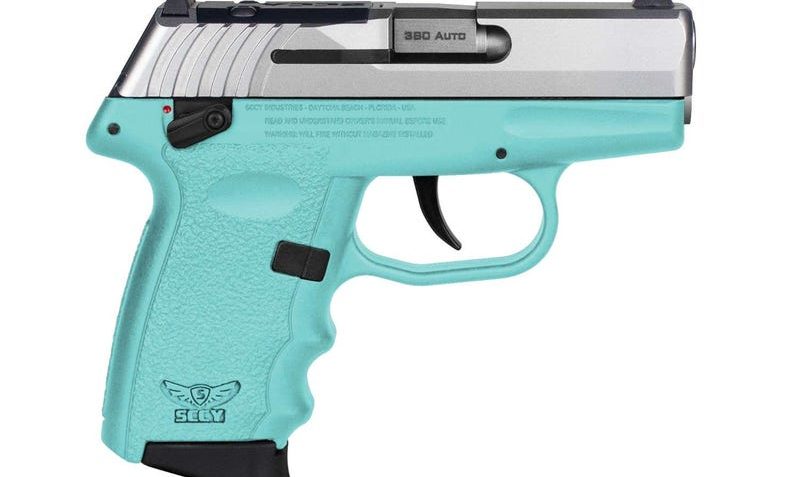 SCCY Industries CPX-4 RD .380 ACP, 2.96" Barrel, SCCY Blue Frame, SS Slide, 10rd