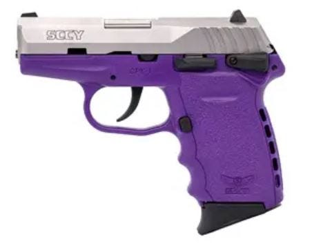 SCCY CPX-1 9MM 3.1" 10RD PURPLE SS