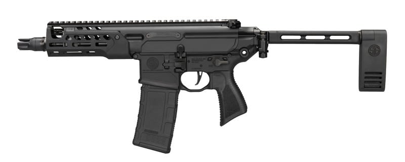 Sig Sauer MCX Rattler LT .300 BLK 6.75″ 1:5″ CHF Bbl Black Pistol w/(1) 30rd Mag PMCX-300B-6B-LT-PCB