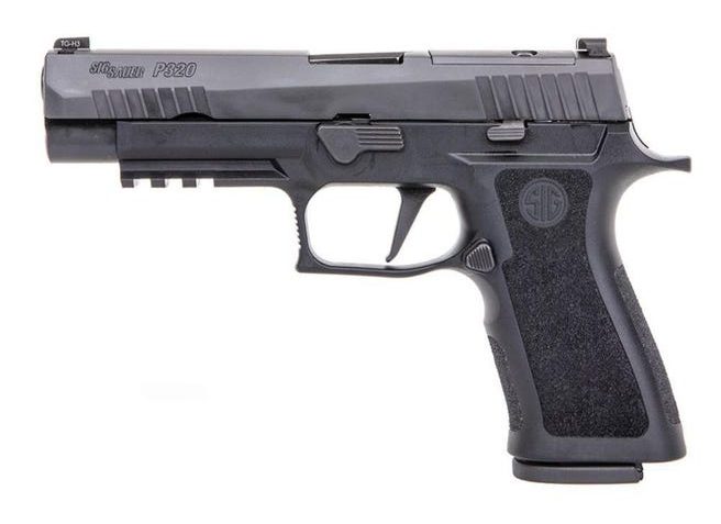 Sig Sauer P320-XFULL 9mm 4.7″ Bbl CA Compliant Optics Ready Pistol w/(2) 10rd Steel Mags, & XRAY3 Day/Night Sights 320XF-9-BXRP3-MS-CA