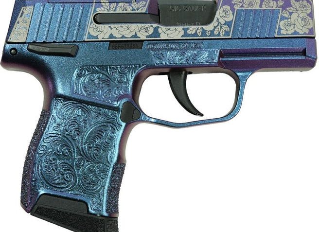 Sig Sauer "Gun & Roses-Mongoose Purple" P365 Optic Ready Handgun 9Mm Luger 10Rd Magazines(2) 3.1" Barrel X-Ray 3 Sights 681228MGR 688099404581