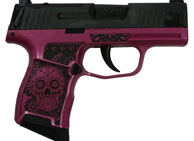 Sig Sauer "Sugar Skull-Medusa Pink" P365 Optic Ready Handgun 9Mm Luger 10Rd Magazines(2) 3.1" Barrel X-Ray 3 Sights 681228SKP