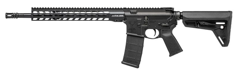 Stag Arms 15010102 Stag 15 Tactical 223 Rem,5.56 NATO 16" 30+1 Black Hard Coat Anodized Adjustable Magpul MOE SL Stock Left Handed