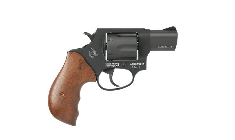 Taurus 856 UL .38 Special Black/Black 2″ 6rd Turkish Walnut Revolver 2-85621UL-TW