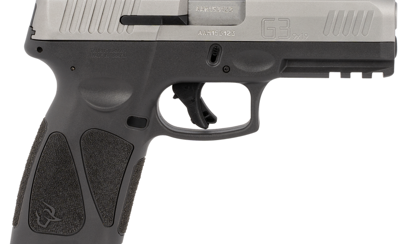 Taurus 1G3949G15 G3 9mm Luger 4" 15+1 Gray Stainless Steel Slide Black Polymer Grip