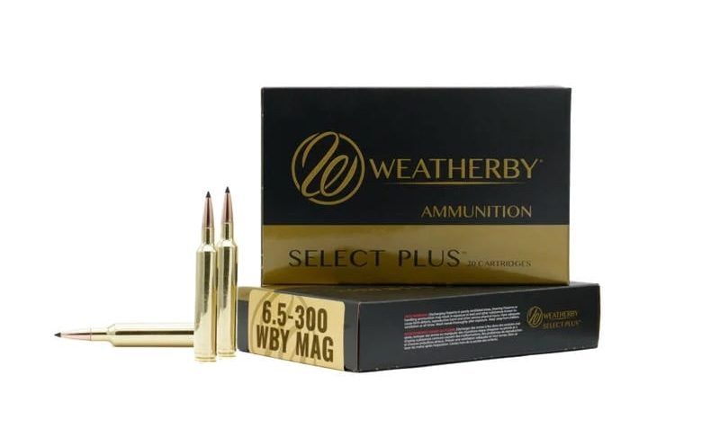 Weatherby Select Plus Brass 6.5-300 Wby. Mag 129 Grain 20-Rounds Hammer Custom