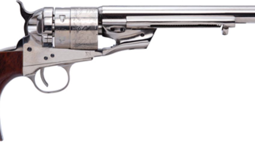 Cimarron 1860 Richards-mason Typ2 .45 Long Colt 8" 6rd Nickel Walnut