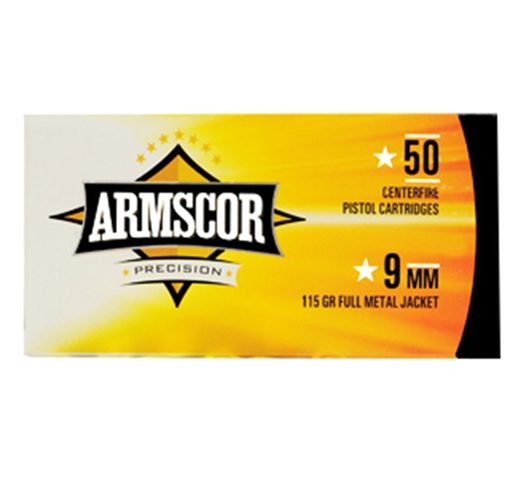 Armscor/Rock Island Ammo 9Mm 115Gr Fmj Sportsman Pack 250/1 FAC9115VP250