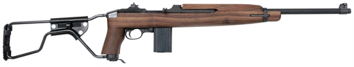 Auto-Ordnance Aom150 M1 Carbine Paratrooper 30 Carbine  18" Barrel 15+1, Black Parkerized Metal Finish, Black Folding Stock, Wood Grip, Crossbolt Safety AOM150C1 602686422017