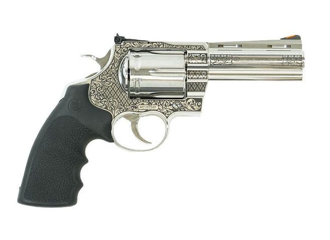 Colt Anaconda .44 MAG 4.25in Brl Stainless Filigree Frame and Barrel