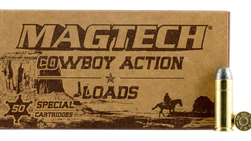 Magtech Cowboy Action .45 Long Colt 200 Grain Lead Flat Nose Centerfire Handgun Ammo