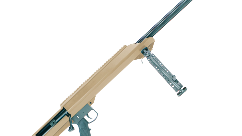 Barrett Firearms Model 99 Single-Shot Bolt-Action Rifle with Bipod – .50 BMG – Flat Dark Earth