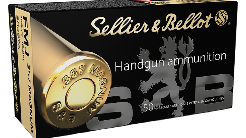 Sellier & Bellot .357 Magnum 158 Grain 1400 FPS FMJ Handgun Ammo